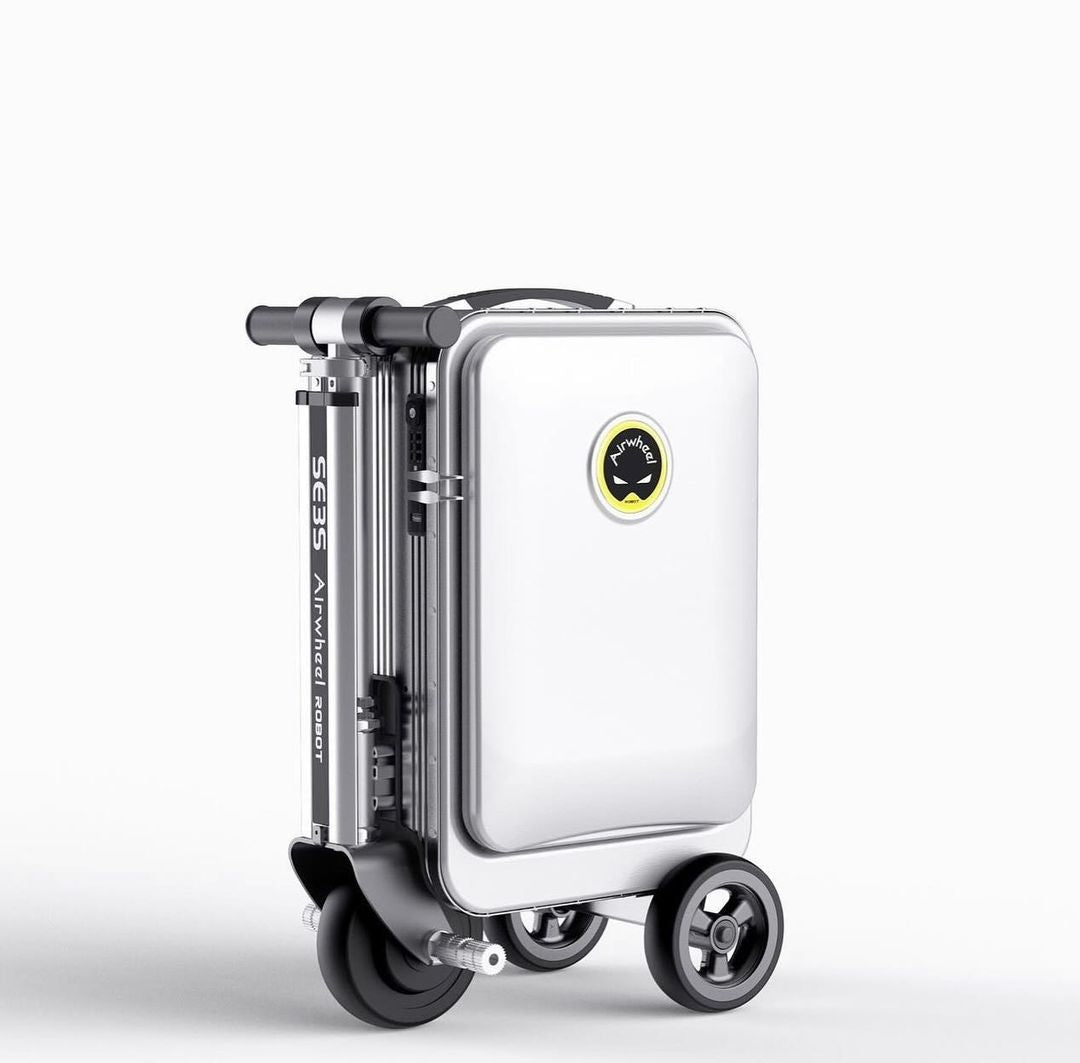 Airwheel SE3SL Elektrokoffer in Silver, schräg von vorne